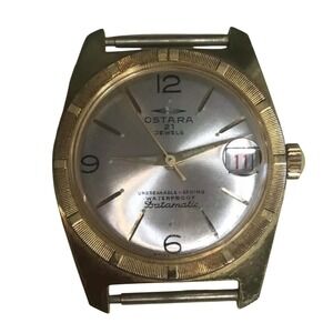 Vintage Ostara 21 Jewels‎ Automatic Datamatic Swiss Made Mens Watch